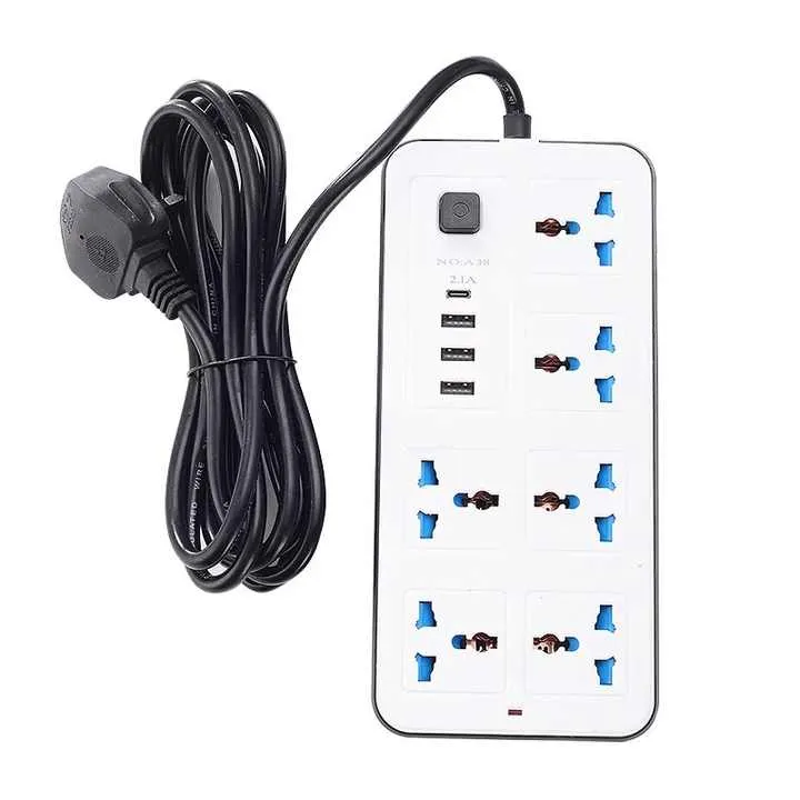 شريط طاقة مخصص متعدد الوظائف 6 في . Multifunctional Custom Desktop Power Strip 3 USB