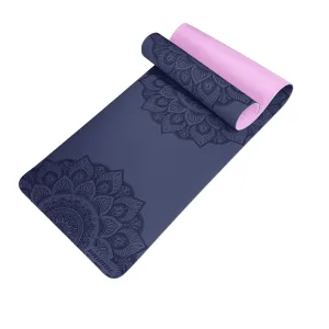 Aubergine Sacred Ripples Yoga Mat