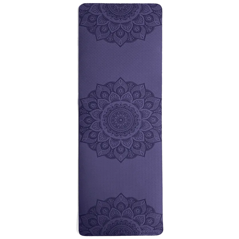 Aubergine Sacred Ripples Yoga Mat