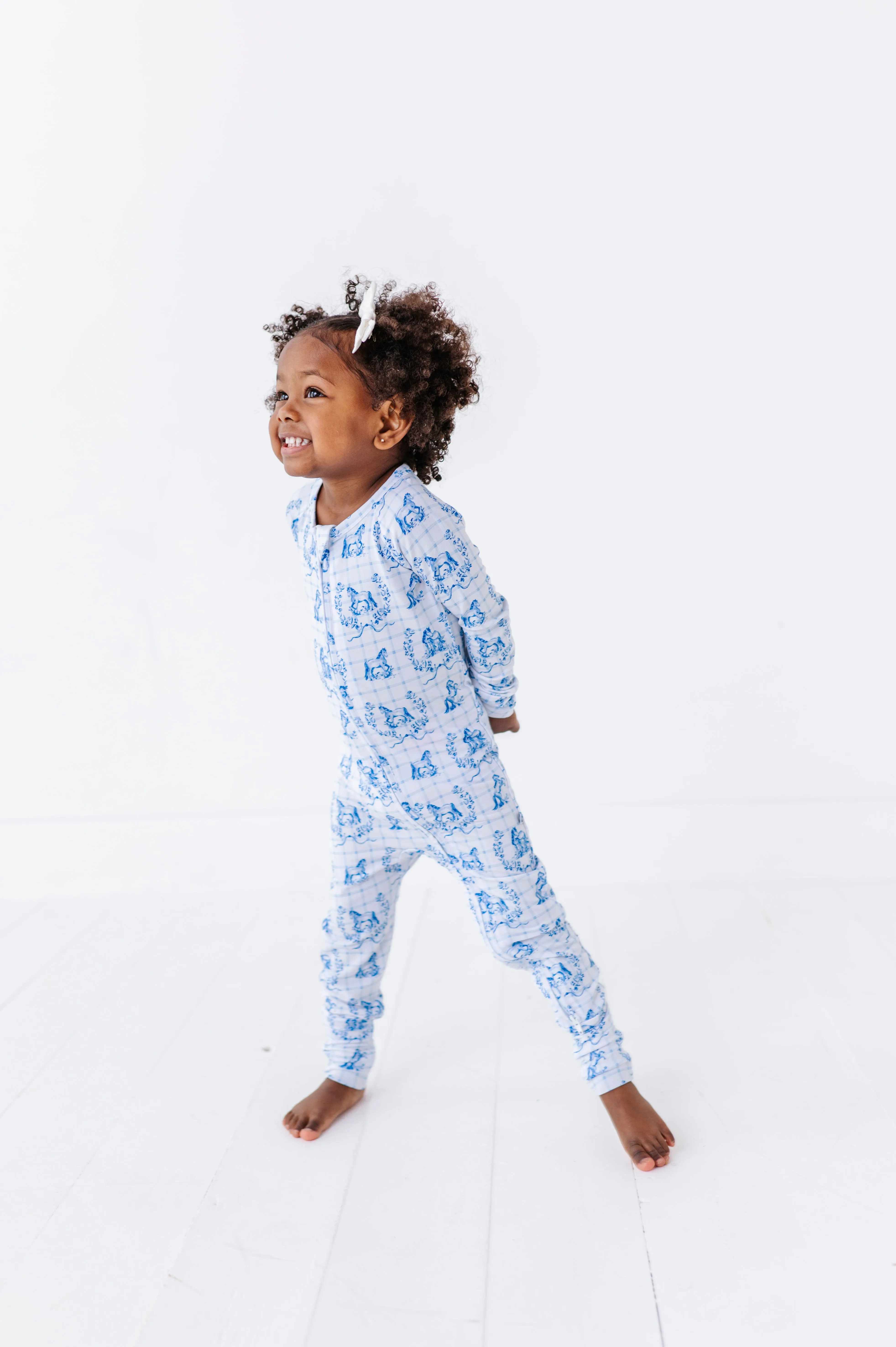 Blue Pony Club Convertible Footie