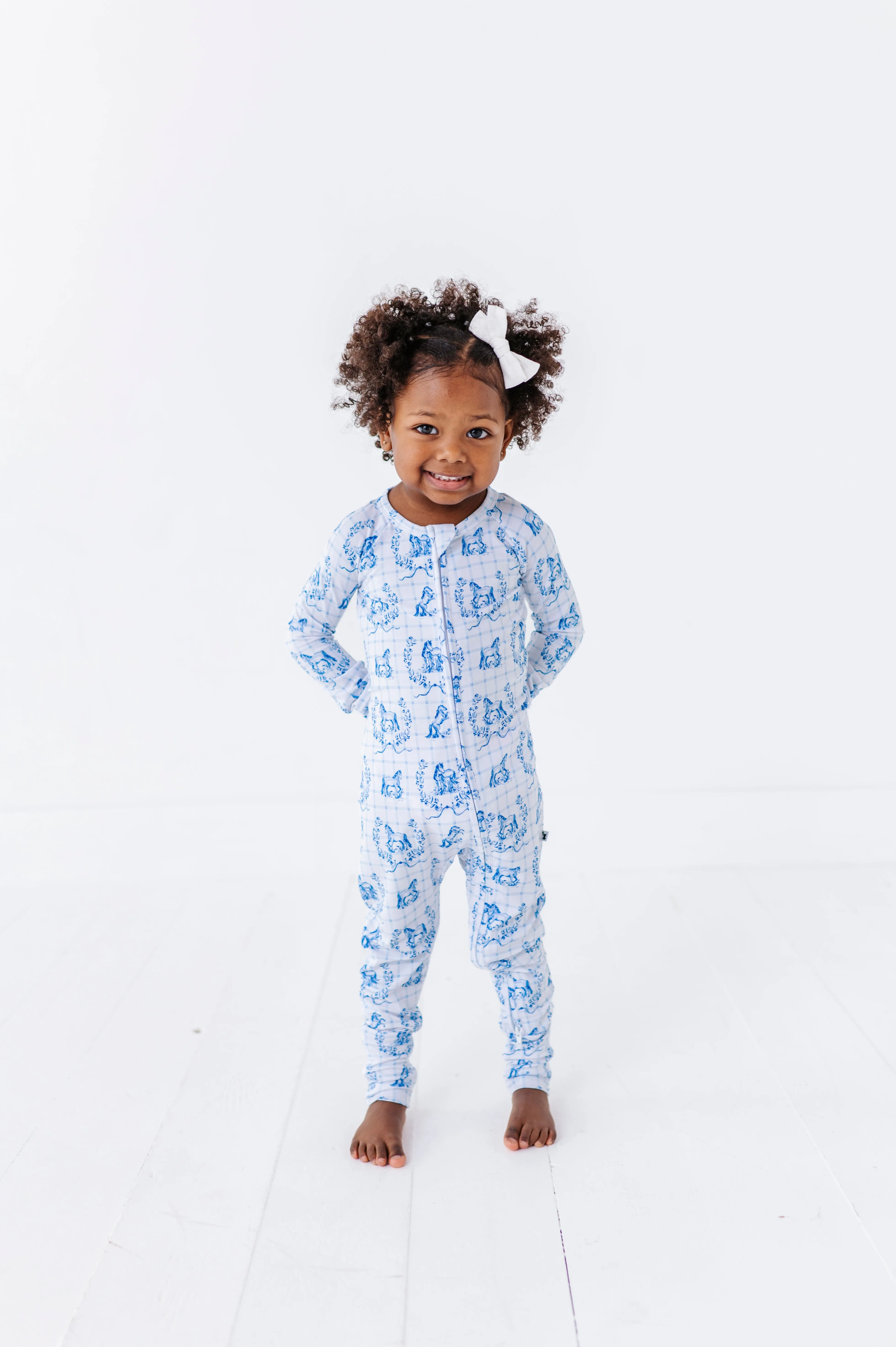 Blue Pony Club Convertible Footie