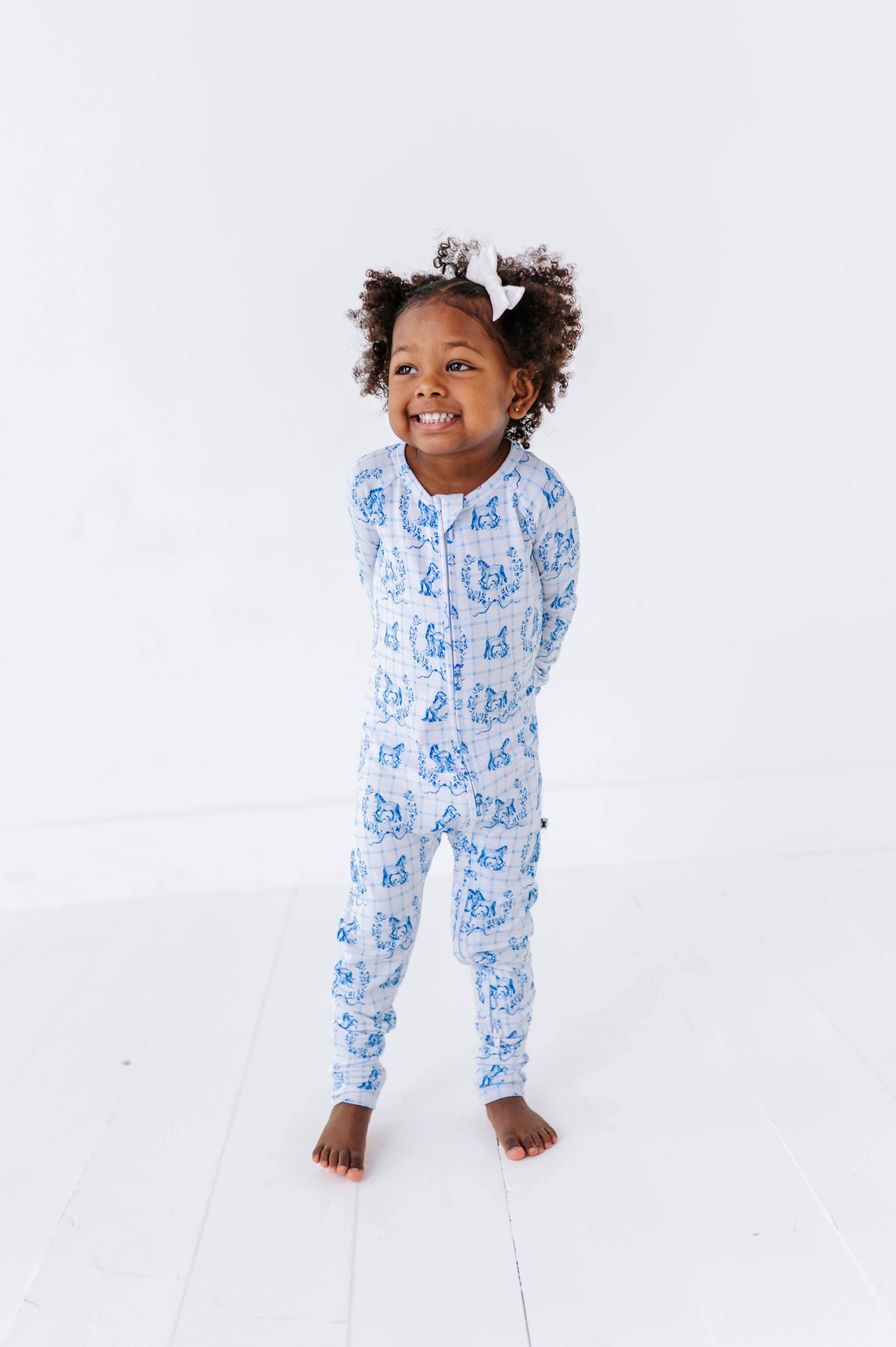 Blue Pony Club Convertible Footie