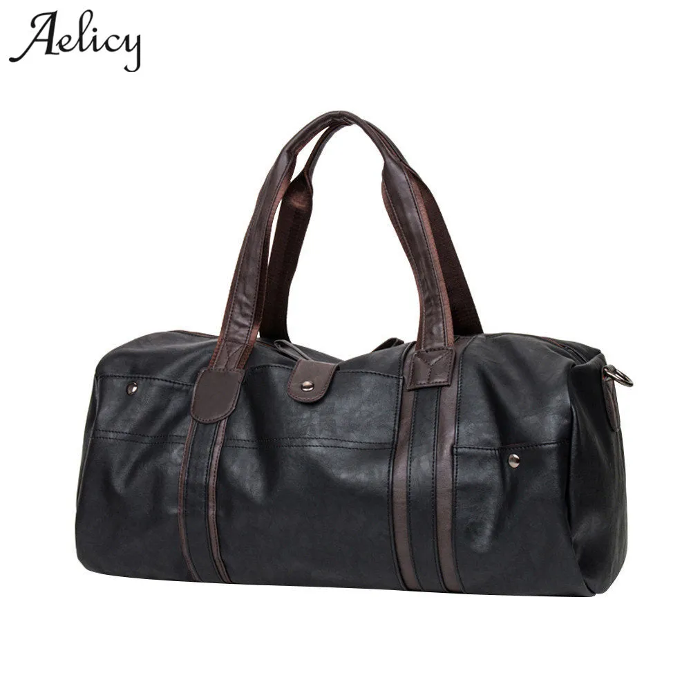 Men Travel shoulder bag handbag Designer Casual PU Leather Crossbody bags