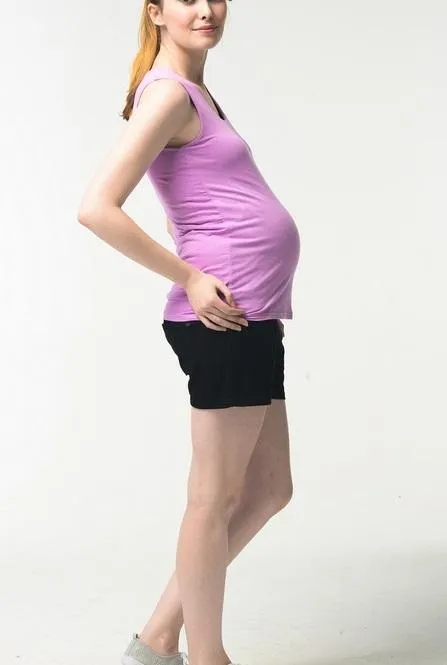 Patty Bamboo Cotton Tank Maternity Top Violet