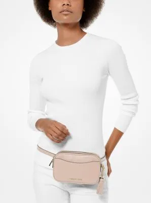 Pebbled Leather Convertible Belt Bag