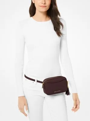 Pebbled Leather Convertible Belt Bag