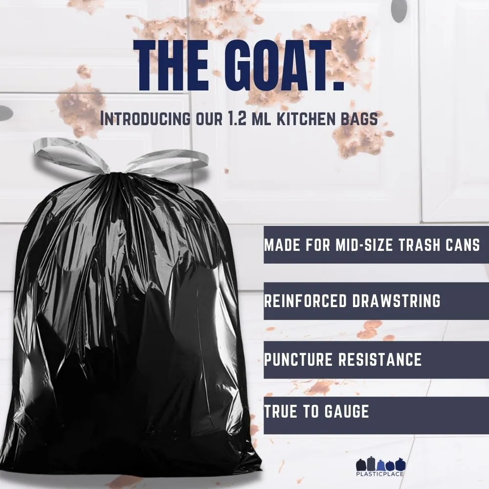 Sample of - 13 Gallon Extra Tall Black Drawstring, Jr Pack
