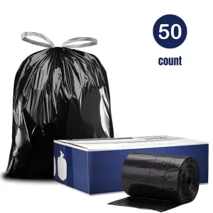 Sample of - 13 Gallon Extra Tall Black Drawstring, Jr Pack