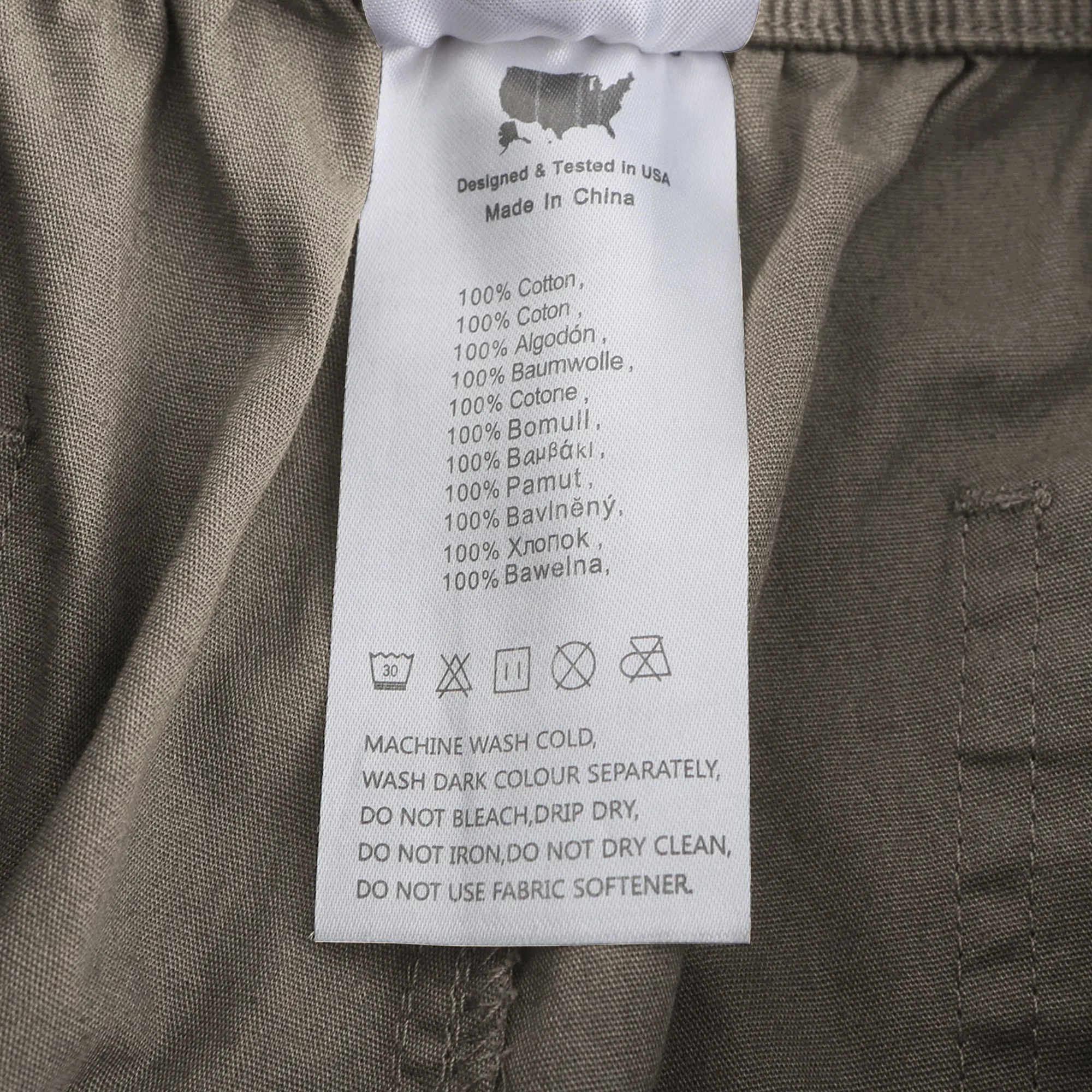 VAYAGER SPORTS Men's Cargo Shorts 100% Cotton Multi Pocket Outdoor Hiking Shorts